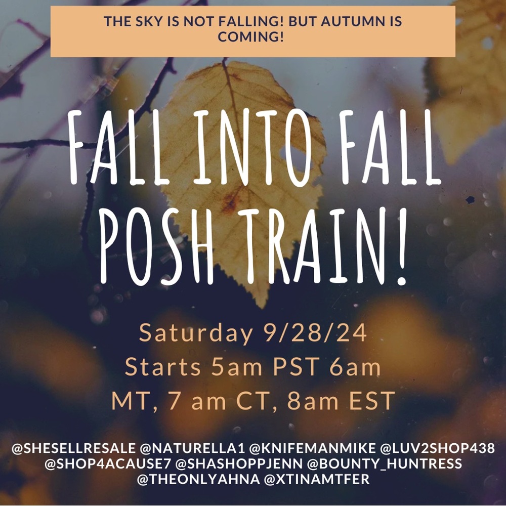 The Sky is Falling Train Show Sat 9/28/24 Starts @5am PST!